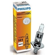 Галогеновая автолампа Philips P14,5s H1 12V 55W Premium +30% 12258PR (уп.1шт)