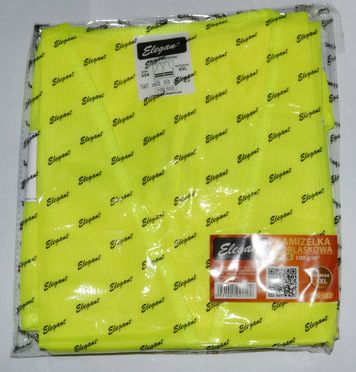 Жилет безпеки світловідбиваючий (yellow) XXL Elegant EL 100 502 (100г/см пакет)