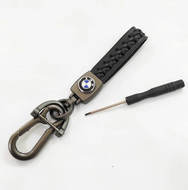 Брелок для ключей плетеный с карабином Bmw 3926