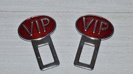 Заглушка для ремня безопасности VIP red (2шт)