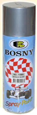 Фарба Bosny №1580 металік Срібло 323 400мол.