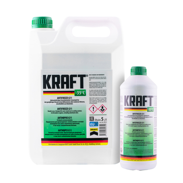 Охолоджуюча рідина Kraft G11 -35 С зелена 1,5л