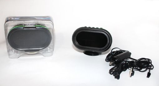Годинник автомобільний 7009V VST LCD-дисплей (термометр внутр. зовнішній, будильник)