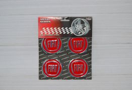 Наклейка на колпак 60 SAK 06 / FIAT красная