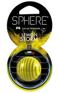 Ароматизатор на деффлектор СФЕРА  360С° Lemon Storm (Yellow) SPE001