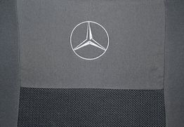 Чехлы Premium Mercedes Vito 2+1 (1996-2003гг) серо-черные Pokrov Cover