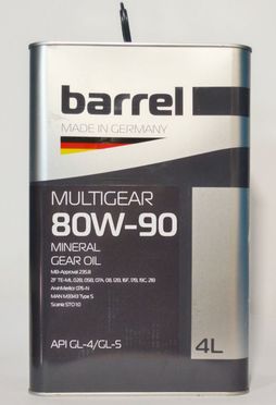 Олія трансмісійна Barrel 80W90 MULTIGEAR-TEC 4л