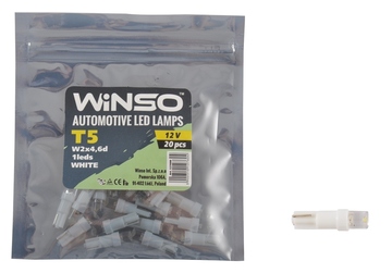 Светодиод Winso W2x4.6d T5  1LED FLUX WHITE 127600 (20шт)