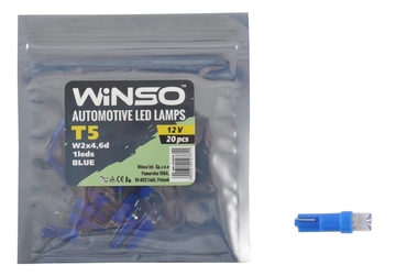 Светодиод Winso W2x4.6d T5 1LED FLUX BLUE 127610 (20шт)