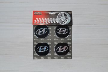 Наклейка на колпак 60 SAK 06 Hyundai черная