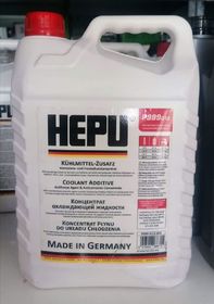 Охлаждающая жидкость HEPU G12 концентрат красный  5л