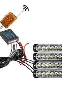 Стробоскоп 6 LED 4in1 red+blue с пультом I-BS-1-4-6LED-R+B 3