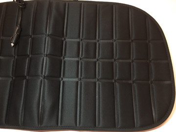 Накидка на сидения с подогревом задняя (регулятор) 12V 35/45W 127х48см черная Elegant EL 100 603