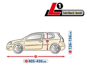 Тент автомобильный Kegel Optimal Garage Hatchback/kombi L1 (405-430 см)
