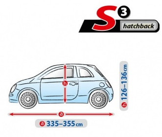 Тент автомобильный Kegel Basic Garage Hatchback S3 (335-355 см)