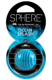 Ароматизатор на деффлектор СФЕРА  360С° Ocean Splash (Blue) SPE003