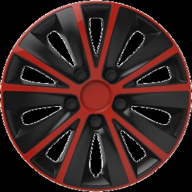 Колпаки на колеса Elegant R15 Rapid red&black
