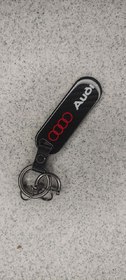 Брелок для ключей Carbon с карабином Audi 4507