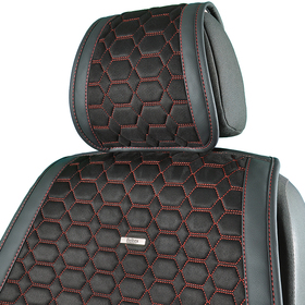 Премиум накидки для передних сидений BELTEX Monte Carlo, black-red 2шт.