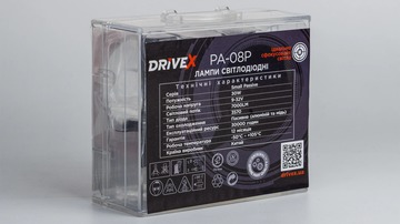 Светодиодная автолампа DriveX PA-08 HB4(9006) 30W 9-32V 5.5K LED к-т.