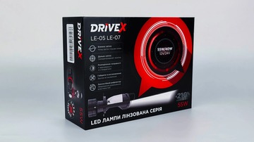 Светодиодная автолампа DriveX LE-07 H4 H/L 6000K 55W к-т.