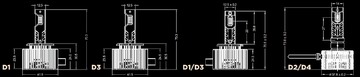 Светодиодная автолампа DriveX D1 DLX series NEW к-т.