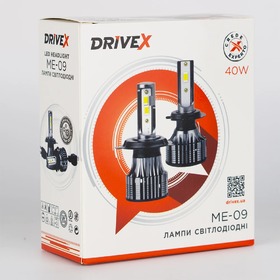 Светодиодная автолампа DriveX ME-09 HB4(9006) 5500K LED к-т.