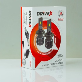 Светодиодная автолампа DriveX AL-02P H11 6000K LED к-т.