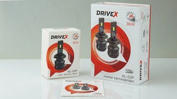 Светодиодная автолампа DriveX AL-02P H11 6000K LED к-т.