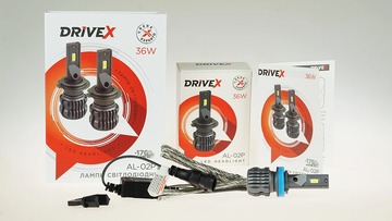 Светодиодная автолампа DriveX AL-02P H11 6000K LED к-т.