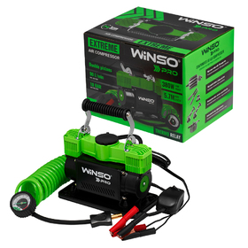Компрессор Winso Pro Extreme 137000 10 Атм, 90 л/мин 2-цилиндра 380Вт, кабель 2,4м, шланг 5.7м