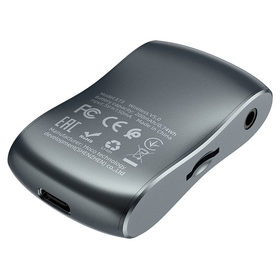 FM-модулятор Hoco E73 Tour Car AUX BT Receiver Metal Gray