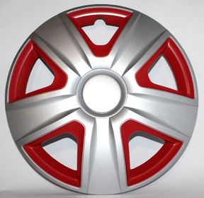 Колпаки на колеса Elegant R14 Esprit silver&red 103832