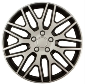 Колпаки на колеса Elegant R16 Dakar silver&black 
