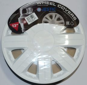Колпаки на колеса Jestic R13  Cosmos White