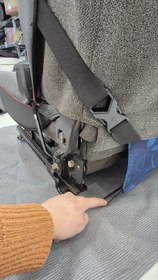 Накидки на сидения POKROVA 600 с экокожей Черно-синие перед