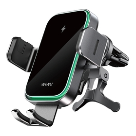 Автомобильный держатель для телефона WIWU CH-313 Car Mount беспроводная зарядка Black