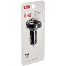 FM-модулятор XO BCC01 Smart Bluetooth MP3 Car Charger Black