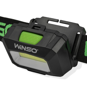 Фонарь налобный WINSO 750100 100Lm, 3W COB, 3xAAA, White/Red 