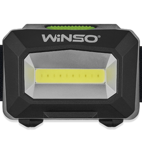 Фонарь налобный WINSO 750100 100Lm, 3W COB, 3xAAA, White/Red 