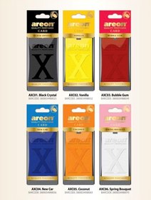 Ароматизатор силиконовая карточка Areon Silicon Card Coconut Кокос AXC05