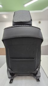 Накидки на сидения POKROVA 700 с экокожей  SСірий + Сота перед