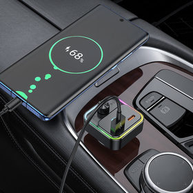 FM-модулятор Hoco E81 Fantasy PD30W+QC3.0 car BT FM transmitter Black