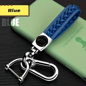Брелок для ключей плетеный Blue