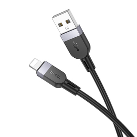 Кабель Hoco X109 Energy silicone charging data cable iP(L-1M) Black