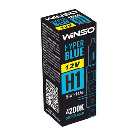 Галогеновая автолампа Winso P14.5s H1 12V 4200K 55W HYPER BLUE 712140