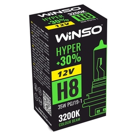 Галогеновая автолампа Winso HYPER H8 12V +30% 35W PGJ19-1 712800