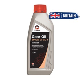 Трассмиссионное масло Comma GEAR OIL EP80/90 GL4 1л