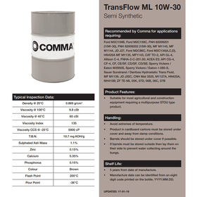 Моторное масло TRANSFLOW ML 10W30 20л