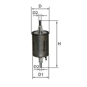 Фильтр топливный FF19004 Daewoo (Chevrolet) Lanos (FILTR PP 905/2)